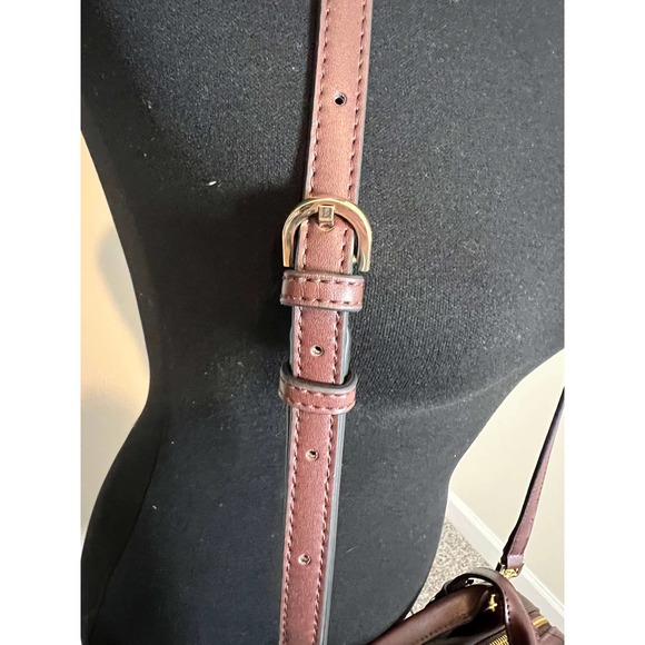 Calvin Klein *RARE* Satchel Handbag Removable Crossbody Strap Key Fob - Picture 13 of 15